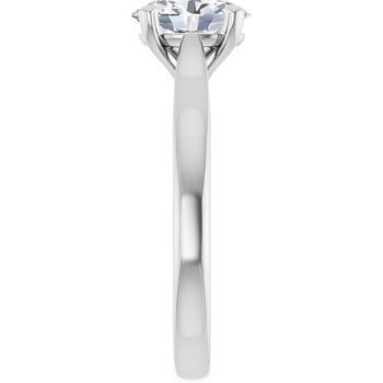 The Mia 1.00ct Oval cut Lab Grown Diamond Solitaire Engagement Ring