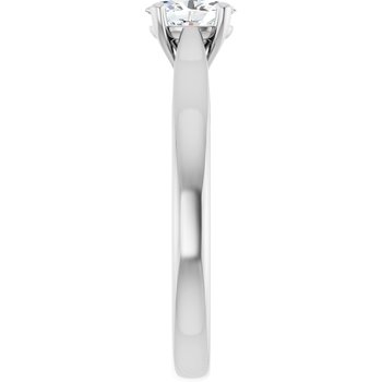 The Mia 0.50ct Oval cut Lab Grown Diamond Solitaire Engagement Ring
