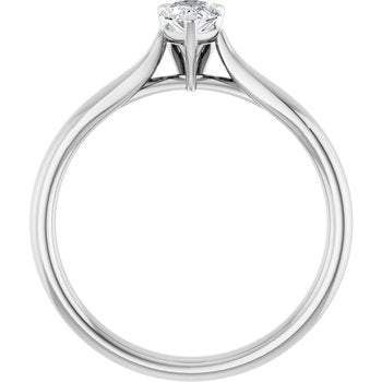 The Mia 0.50ct Pear cut Lab Grown Diamond Solitaire Engagement Ring