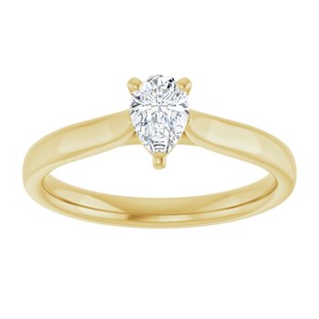The Mia 0.50ct Pear cut Lab Grown Diamond Solitaire Engagement Ring