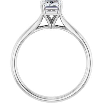 The Mia 1.00ct Emerald cut Lab Grown Diamond Solitaire Engagement Ring
