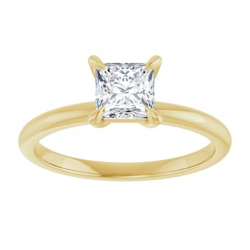 The Emma 0.50ct Princess cut Lab Grown Diamond Solitaire Engagement Ring