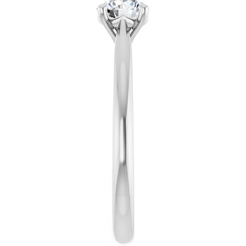 The Alice 0.50ct Round cut Lab Grown Diamond Solitaire Engagement Ring