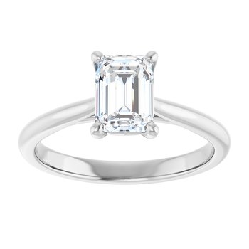 The Alice 1.00ct Emerald cut Lab Grown Diamond Solitaire Engagement Ring