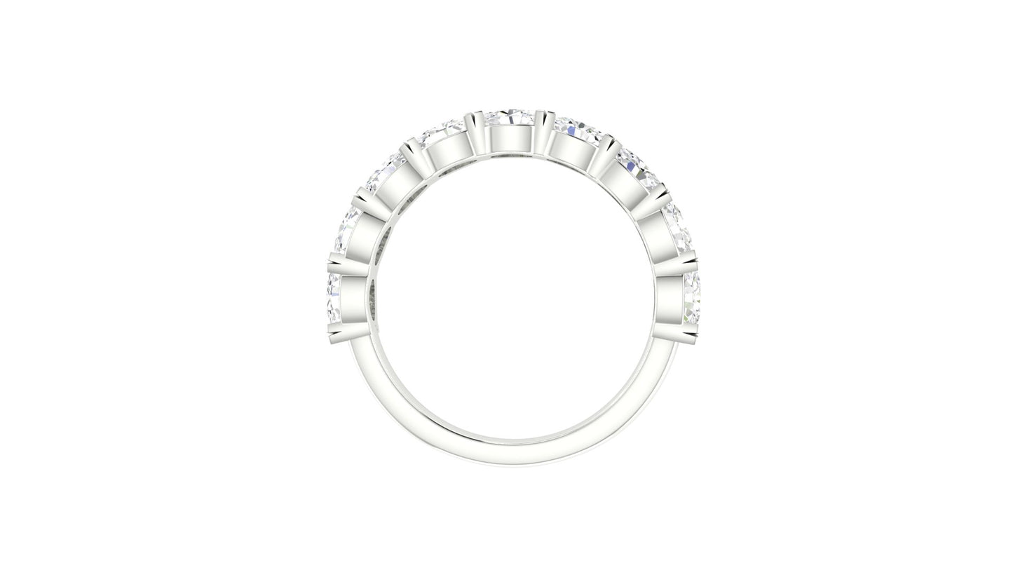 1.10ct Oval Lab Grown Diamond East - West Ring