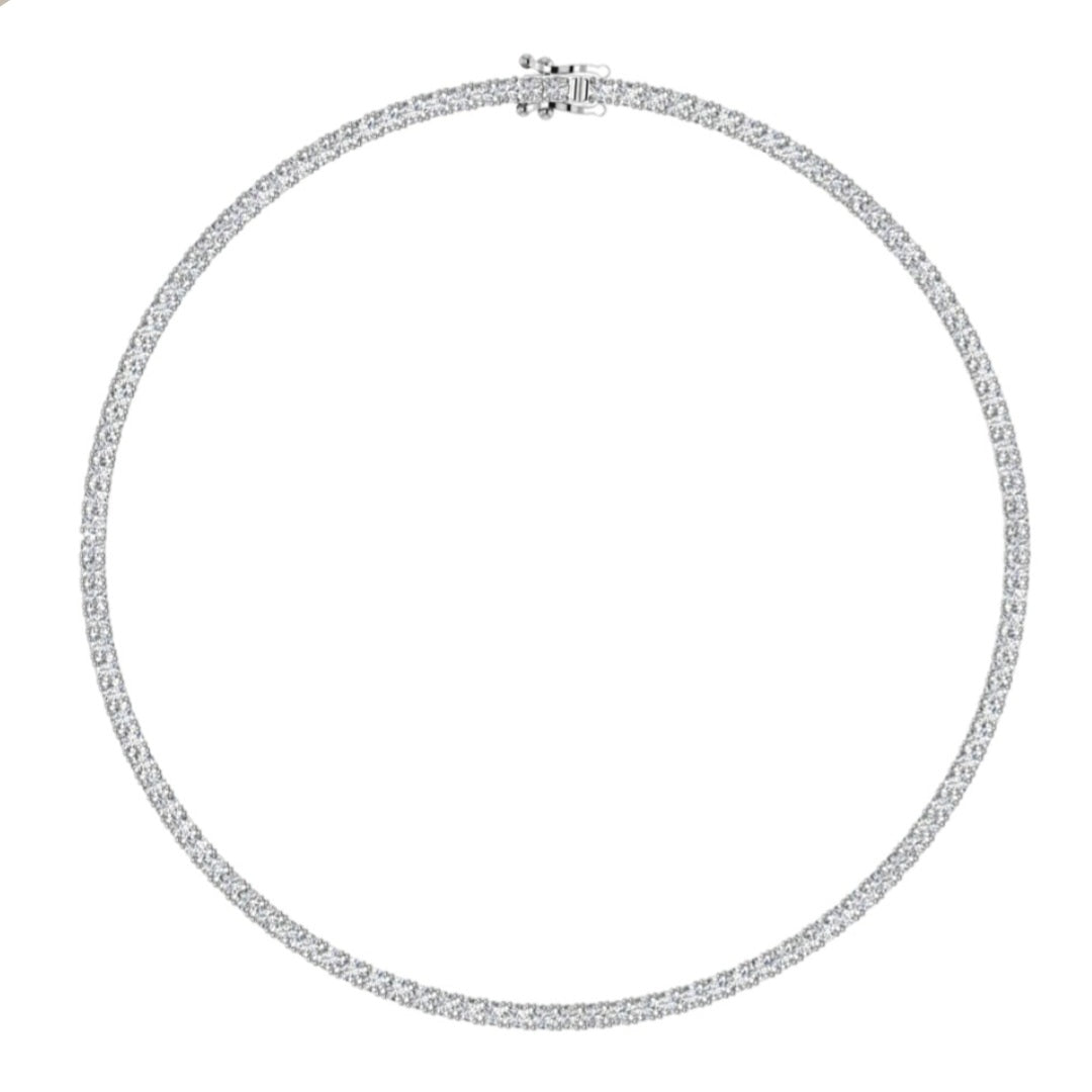 5.00ct Lab Grown Diamond Tennis Necklace in 14k Gold