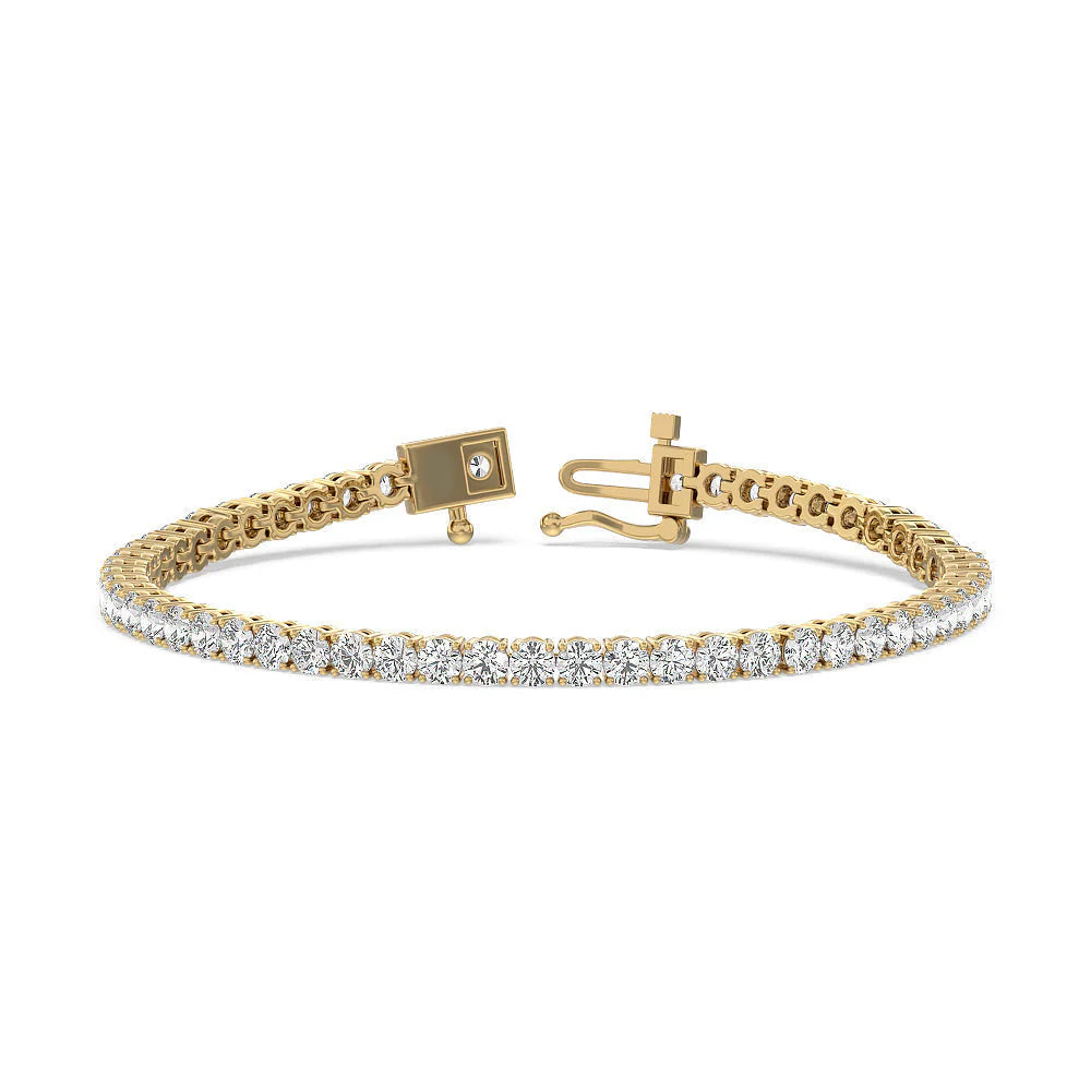 7.00ct Lab Grown Diamond Tennis Bracelet in 14k Gold