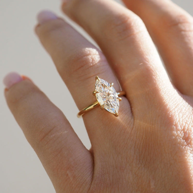 Marquise Cut Engagement Rings