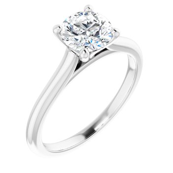 The Aria 1.00ct Round cut Lab Grown Diamond Solitaire Engagement Ring