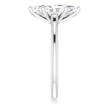 The Aria 2.00ct Marquise cut Lab Grown Diamond Solitaire Engagement Ring