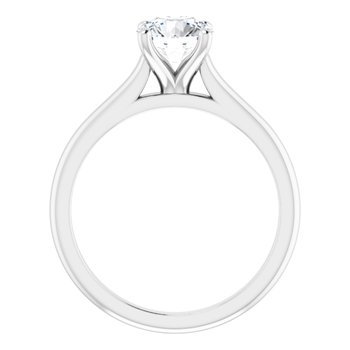 The Aria 1.00ct Round cut Lab Grown Diamond Solitaire Engagement Ring