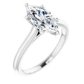 The Aria 2.00ct Marquise cut Lab Grown Diamond Solitaire Engagement Ring