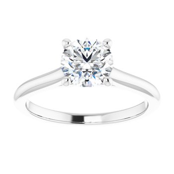 The Aria 1.00ct Round cut Lab Grown Diamond Solitaire Engagement Ring