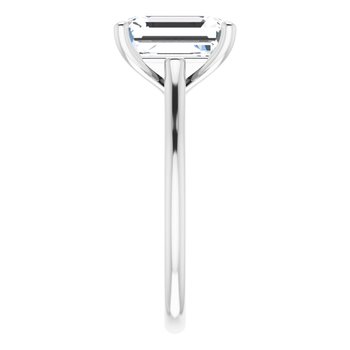 The Aria 3.00ct Emerald cut Lab Grown Diamond Solitaire Engagement Ring