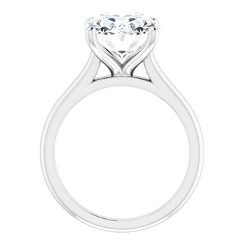 The Aria 3.00ct Oval cut Lab Grown Diamond Solitaire Engagement Ring