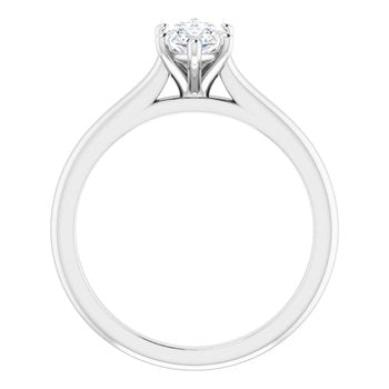 The Aria 1.00ct Marquise cut Lab Grown Diamond Solitaire Engagement Ring