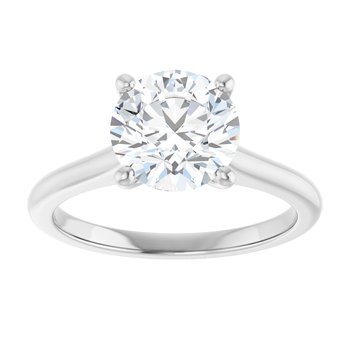 The Aria 2.00ct Round cut Lab Grown Diamond Solitaire Engagement Ring