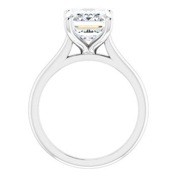 The Aria 3.00ct Emerald cut Lab Grown Diamond Solitaire Engagement Ring