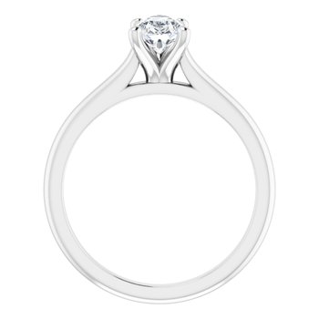 The Aria 1.00ct Pear cut Lab Grown Diamond Solitaire Engagement Ring