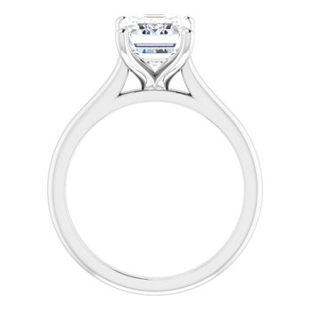 The Aria 2.00ct Emerald cut Lab Grown Diamond Solitaire Engagement Ring