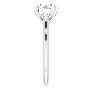 The Aria 3.00ct Round cut Lab Grown Diamond Solitaire Engagement Ring