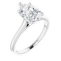 The Aria 2.00ct Pear cut Lab Grown Diamond Solitaire Engagement Ring