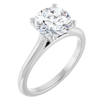 The Aria 2.00ct Round cut Lab Grown Diamond Solitaire Engagement Ring