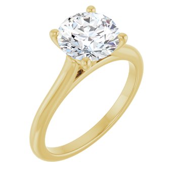 The Aria 2.00ct Round cut Lab Grown Diamond Solitaire Engagement Ring