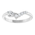 0.20ctw Marquise, Princess and Round Lab Grown Diamond Ring Enhancer Band
