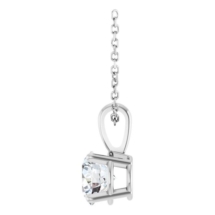 1.00ct Lab Grown Diamond Solitaire Necklace in 14k Gold