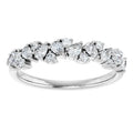 0.55ct Round and Pear Scattered Lab Grown Diamond Ring
