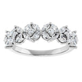 0.80ct Marquise & Round Lab Grown Diamond East - West Ring