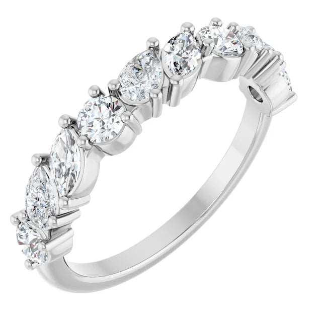 0.95ct Multishape Lab Grown Diamond Ring