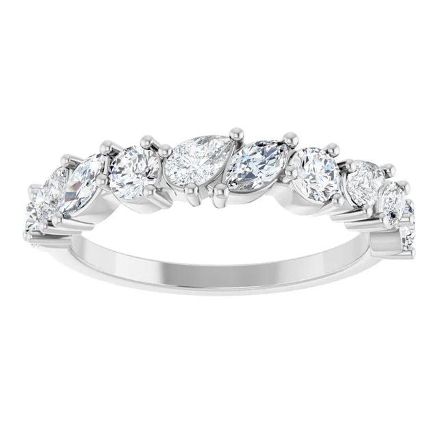0.95ct Multishape Lab Grown Diamond Ring