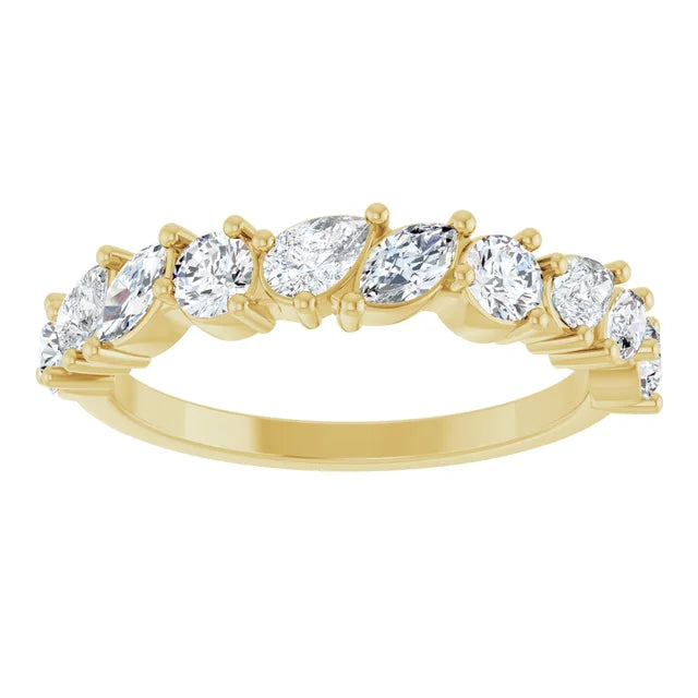 0.95ct Multishape Lab Grown Diamond Ring