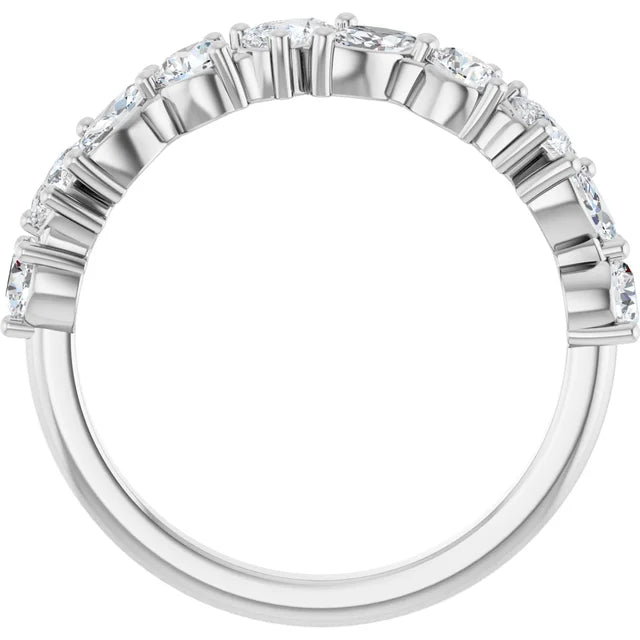 0.95ct Multishape Lab Grown Diamond Ring