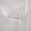 The Emma 1.00ct Radiant cut Lab Grown Diamond Solitaire Engagement Ring