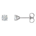 0.50ct Lab Grown Diamond Round Martini Style Earrings in 14k Gold