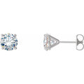 3.00ctw Lab Grown Diamond Round Martini Style Earrings in 14k Gold