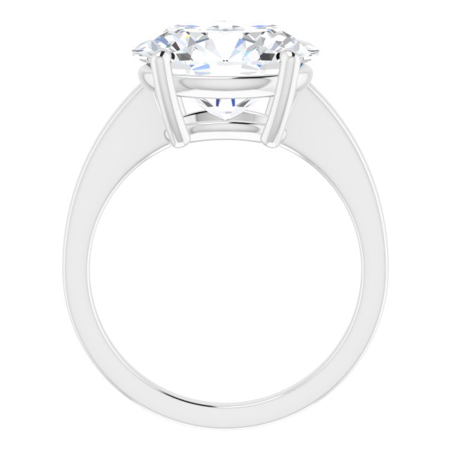 The Amara 3.00ct Oval cut Lab Grown Diamond Solitaire East-West Engagement Ring