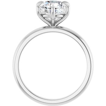 The Anna 2.00ct Round cut Lab Grown Diamond Solitaire Engagement Ring