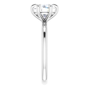 The Anna 1.50ct Round cut Lab Grown Diamond Solitaire Engagement Ring