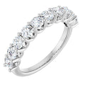 1.50ct Round Lab Grown Diamond U Claw Half Eternity