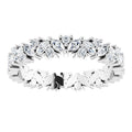 1.20ct Marquise and Round Cluster Lab Grown Diamond Full Eternity Ring