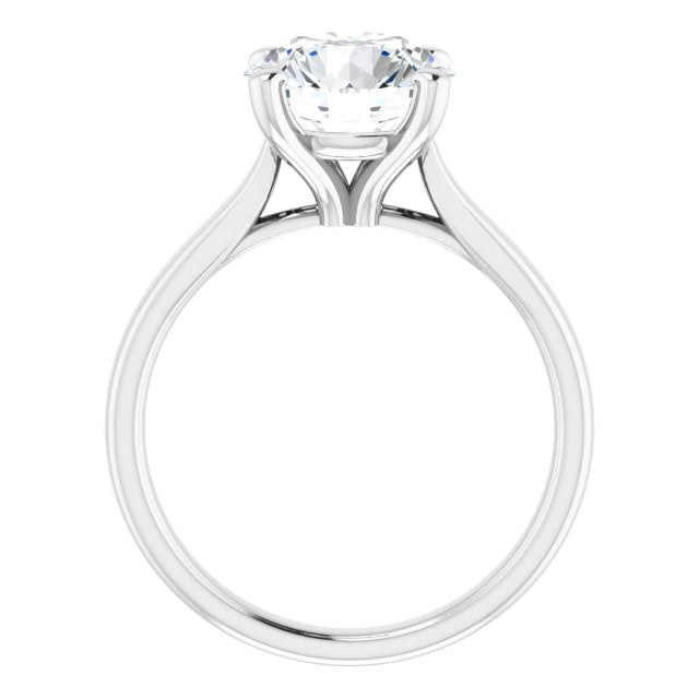 The Mia 3.00ct Round cut Lab Grown Diamond Solitaire Engagement Ring