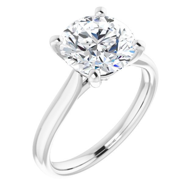 The Mia 3.00ct Round cut Lab Grown Diamond Solitaire Engagement Ring