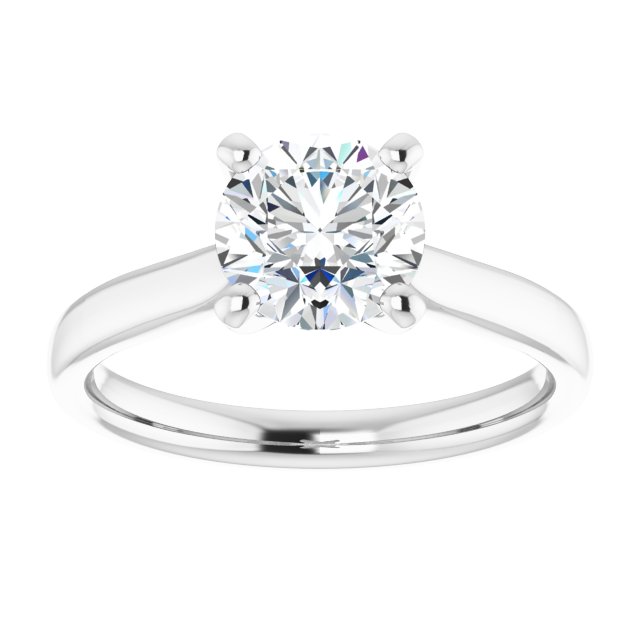 The Mia 1.50ct Round cut Lab Grown Diamond Solitaire Engagement Ring