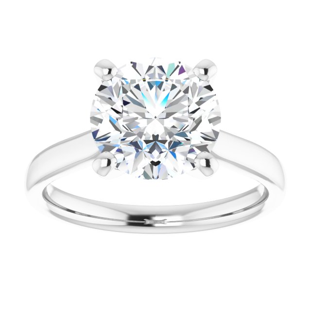 The Mia 3.00ct Round cut Lab Grown Diamond Solitaire Engagement Ring