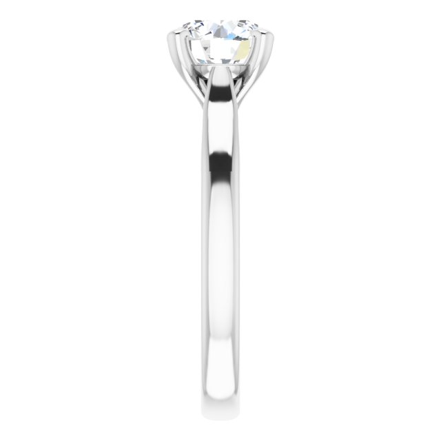 The Mia 1.50ct Round cut Lab Grown Diamond Solitaire Engagement Ring