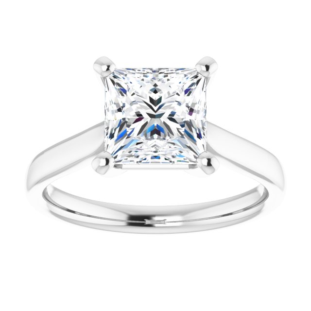 The Mia 2.00ct Princess cut Lab Grown Diamond Solitaire Engagement Ring